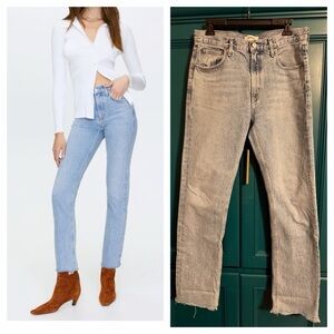 AGOLDE Cherie High-Rise Straight Jeans – Merit Wash Light Sz 29 Long